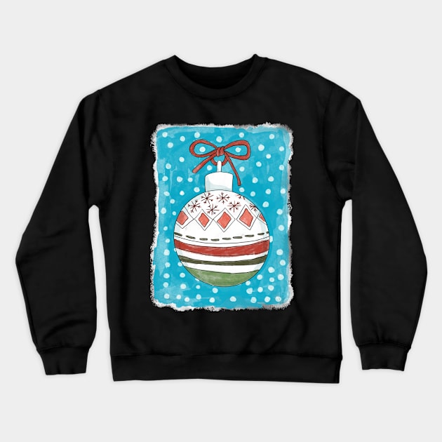 Christmas ornament, Christmas collection Crewneck Sweatshirt by Lillieo and co design